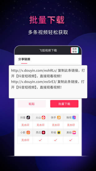 飞狐视频下载器APP