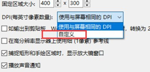 faststone capture怎么调整dpi