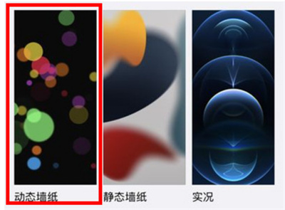 iPhone13怎么设置动态壁纸